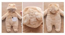 Embrace Style and Comfort with the rs 149 bear design long-sleeve baby jumpsuit thespark shop